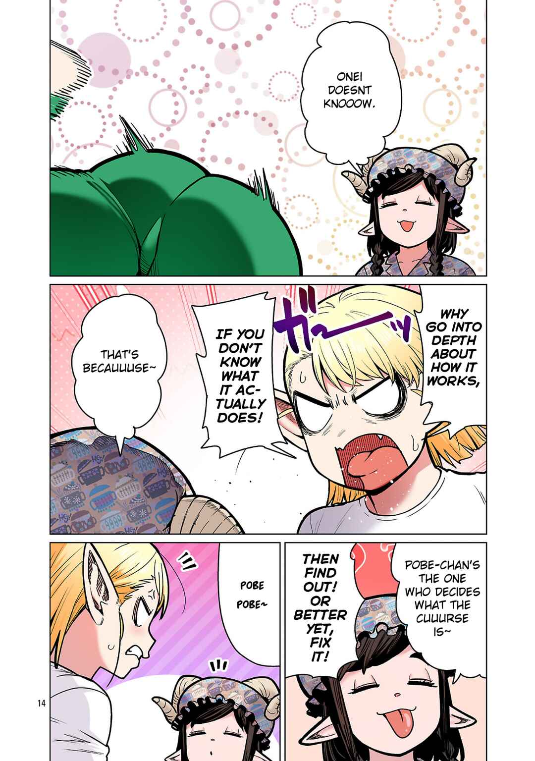 Page 14 Chapter 23 Shin Elf-san wa Yaserarenai. (Official Colored)