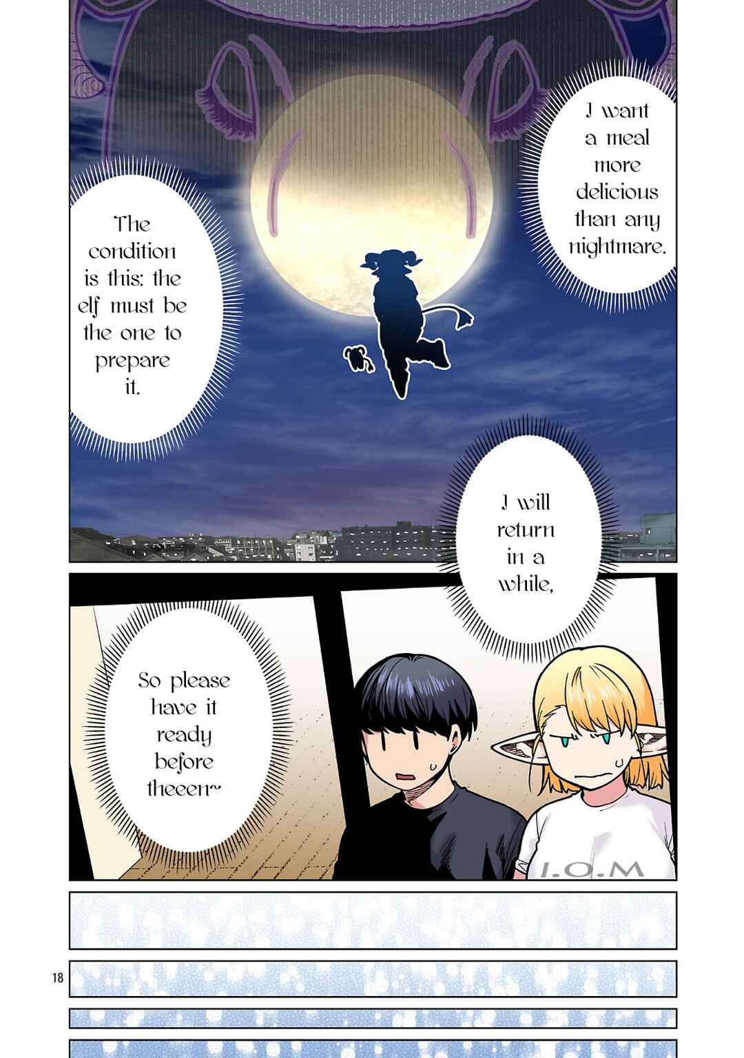 Page 18 Chapter 23 Shin Elf-san wa Yaserarenai. (Official Colored)