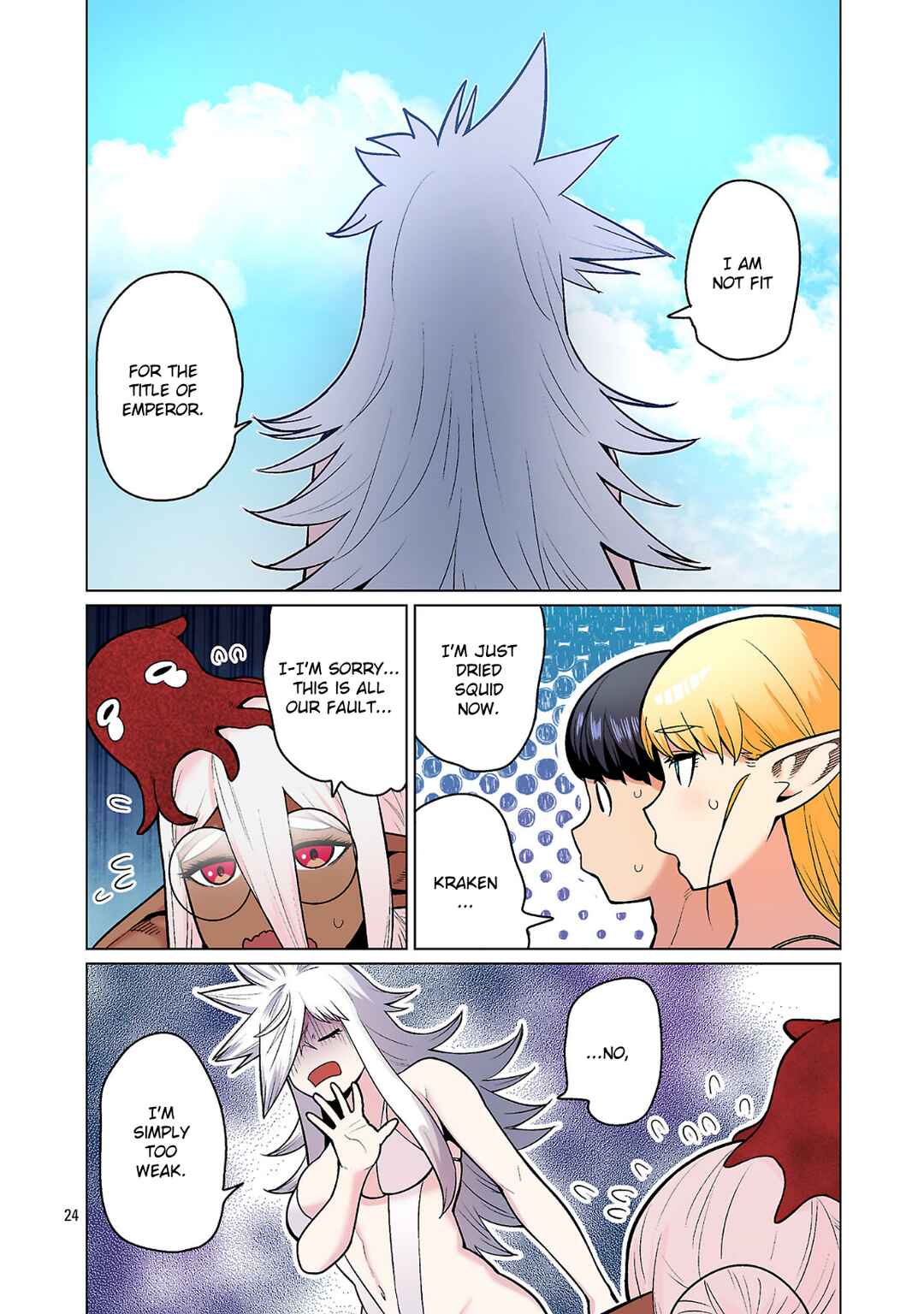 Page 24 Chapter 22 Shin Elf-san wa Yaserarenai. (Official Colored)