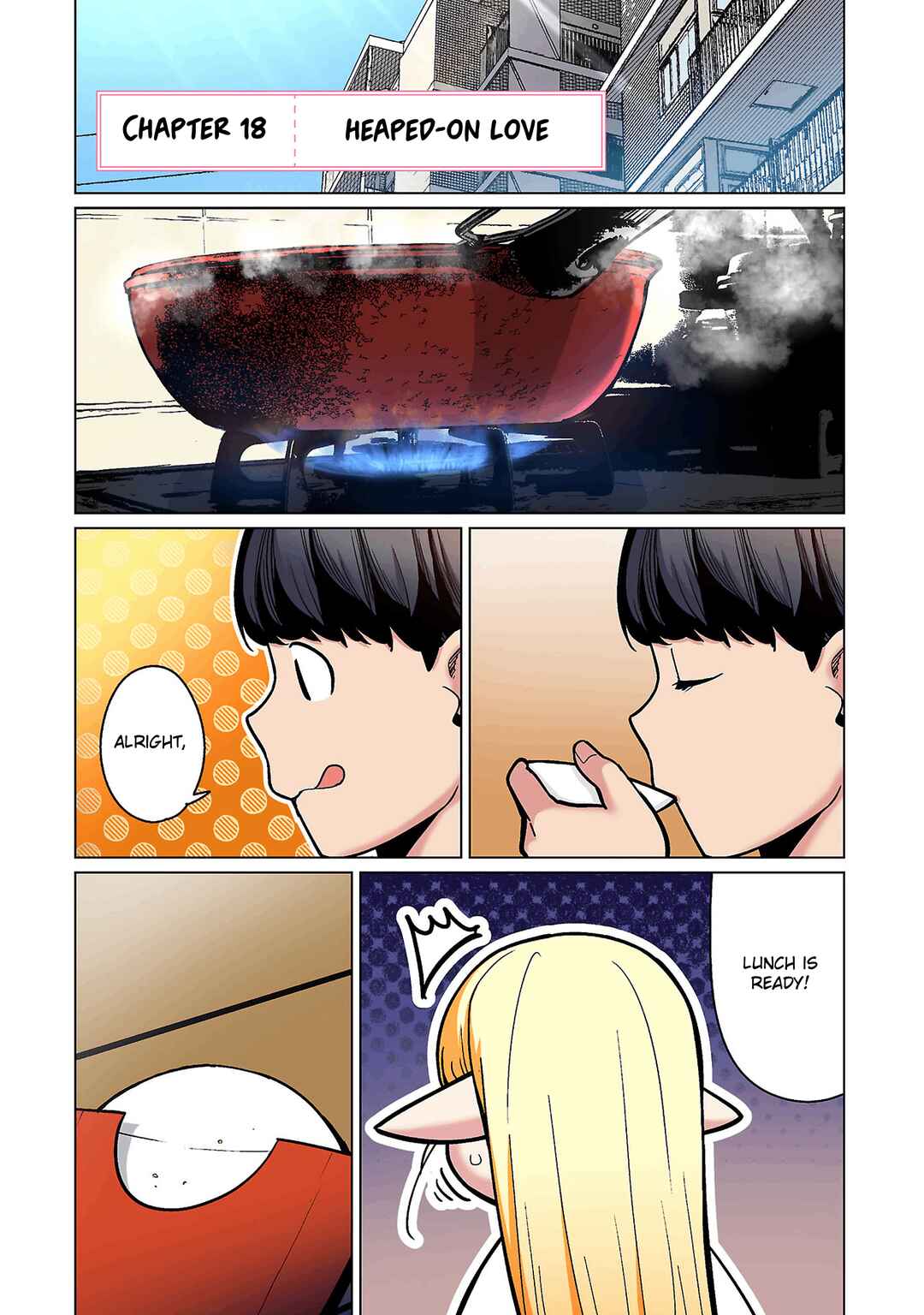 Page 1 Chapter 18 Shin Elf-san wa Yaserarenai. (Official Colored)