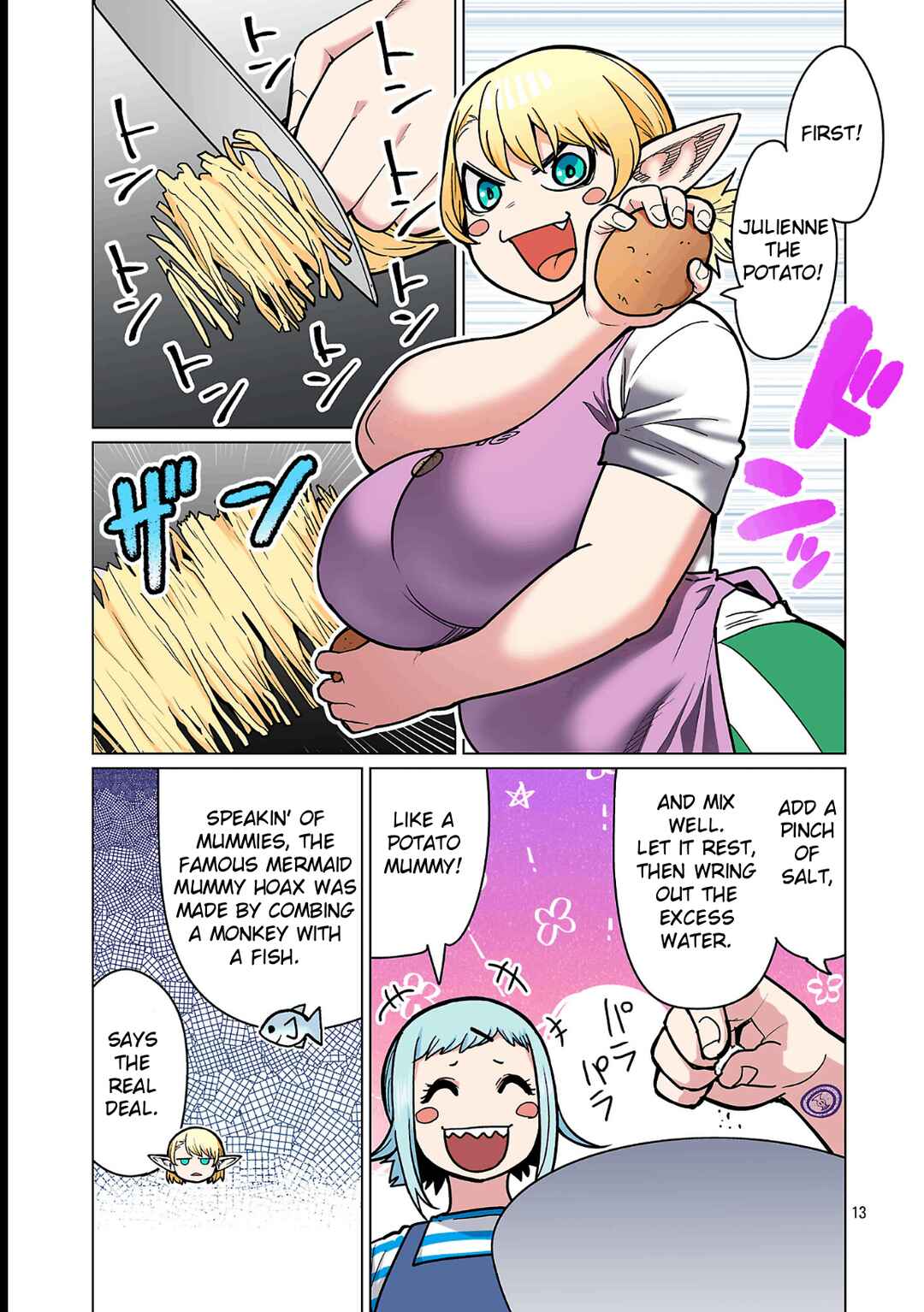 Page 14 Chapter 26 Shin Elf-san wa Yaserarenai. (Official Colored)