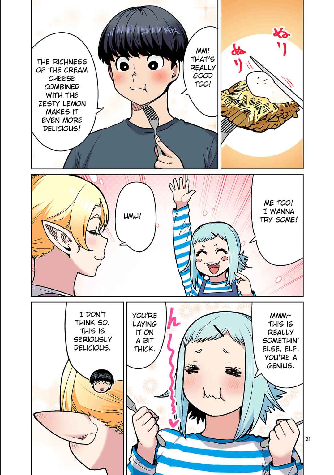 Page 22 Chapter 26 Shin Elf-san wa Yaserarenai. (Official Colored)