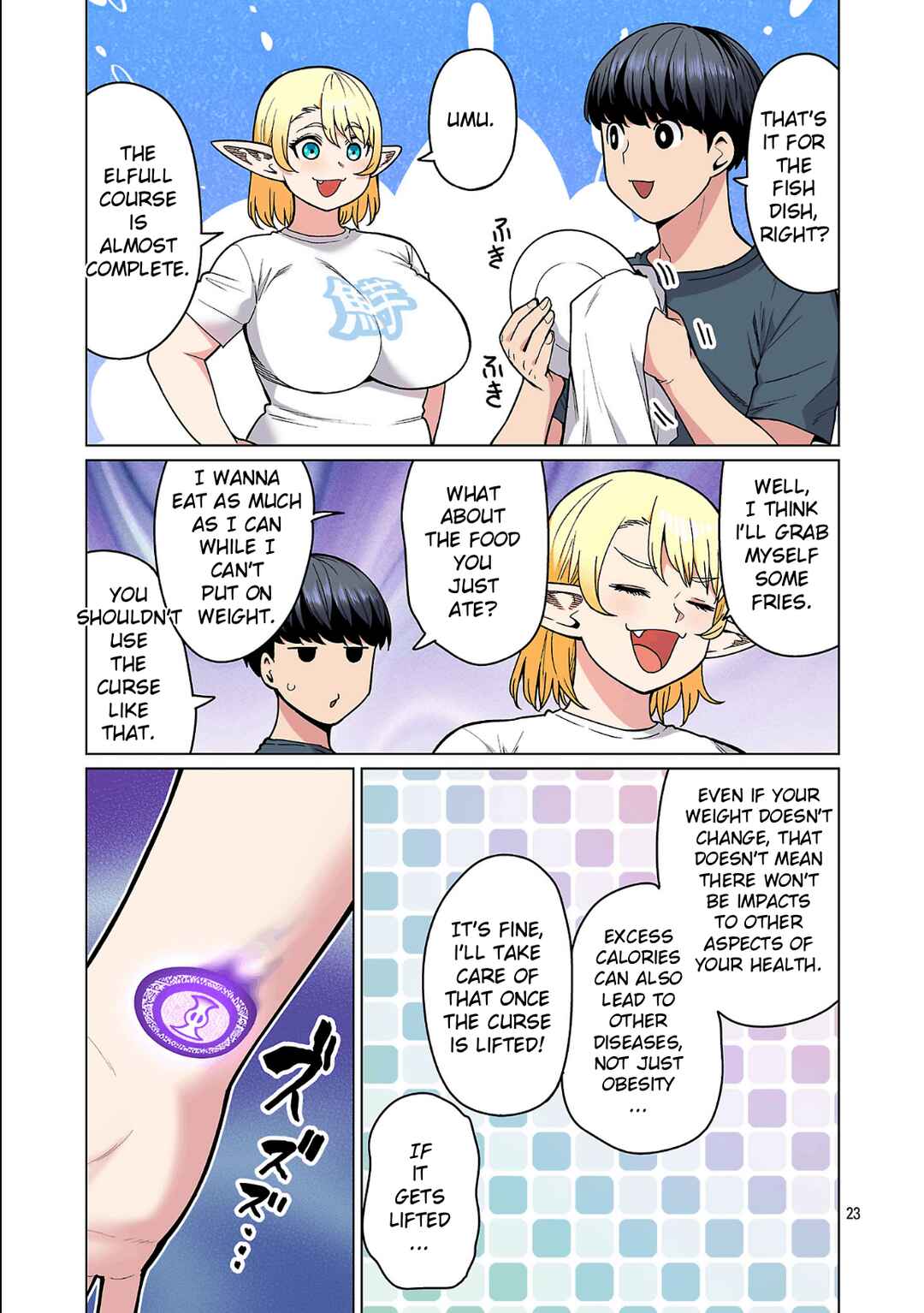 Page 24 Chapter 26 Shin Elf-san wa Yaserarenai. (Official Colored)