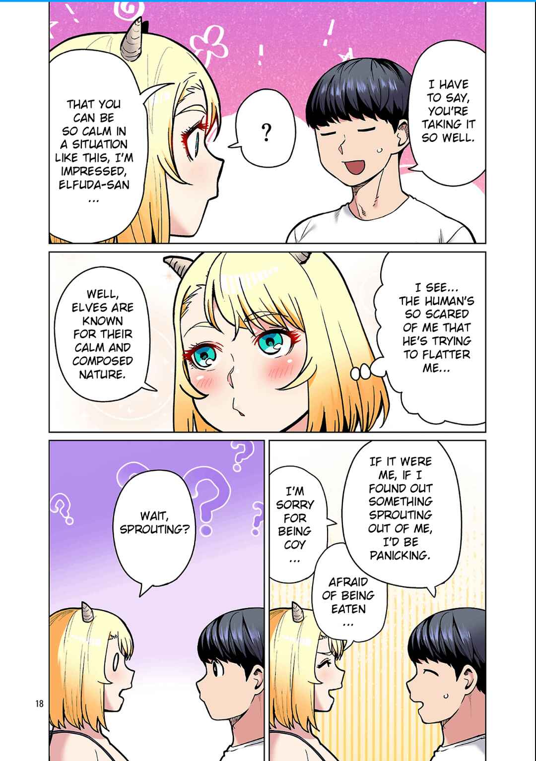 Page 20 Chapter 27 Shin Elf-san wa Yaserarenai. (Official Colored)