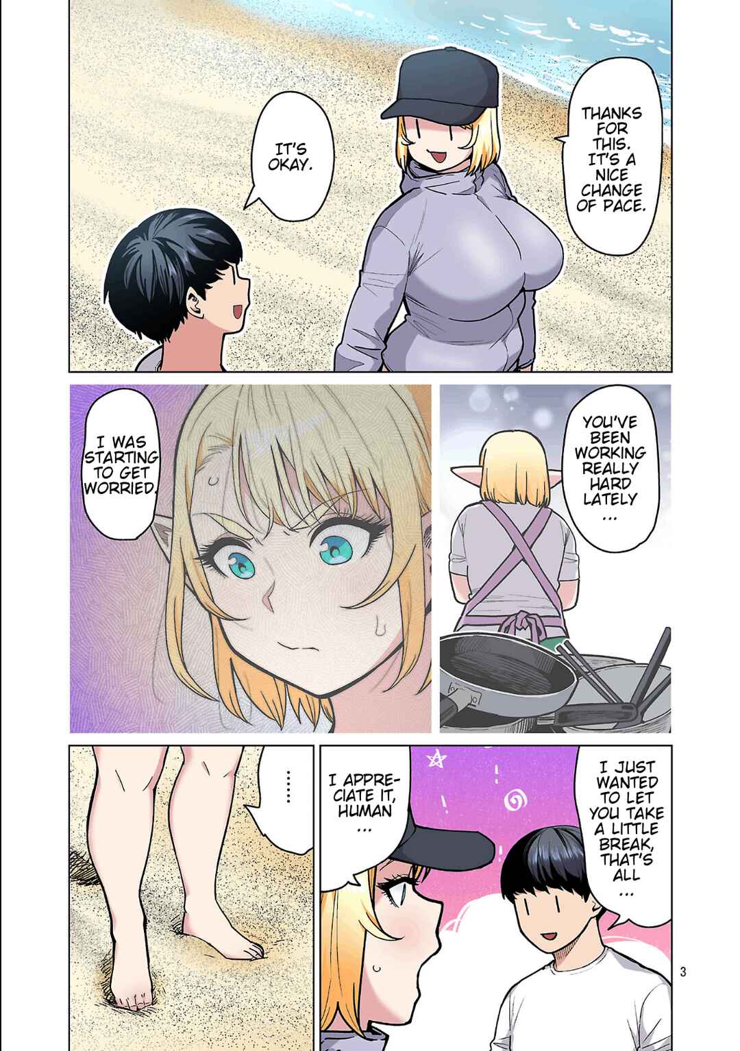 Page 5 Chapter 27 Shin Elf-san wa Yaserarenai. (Official Colored)