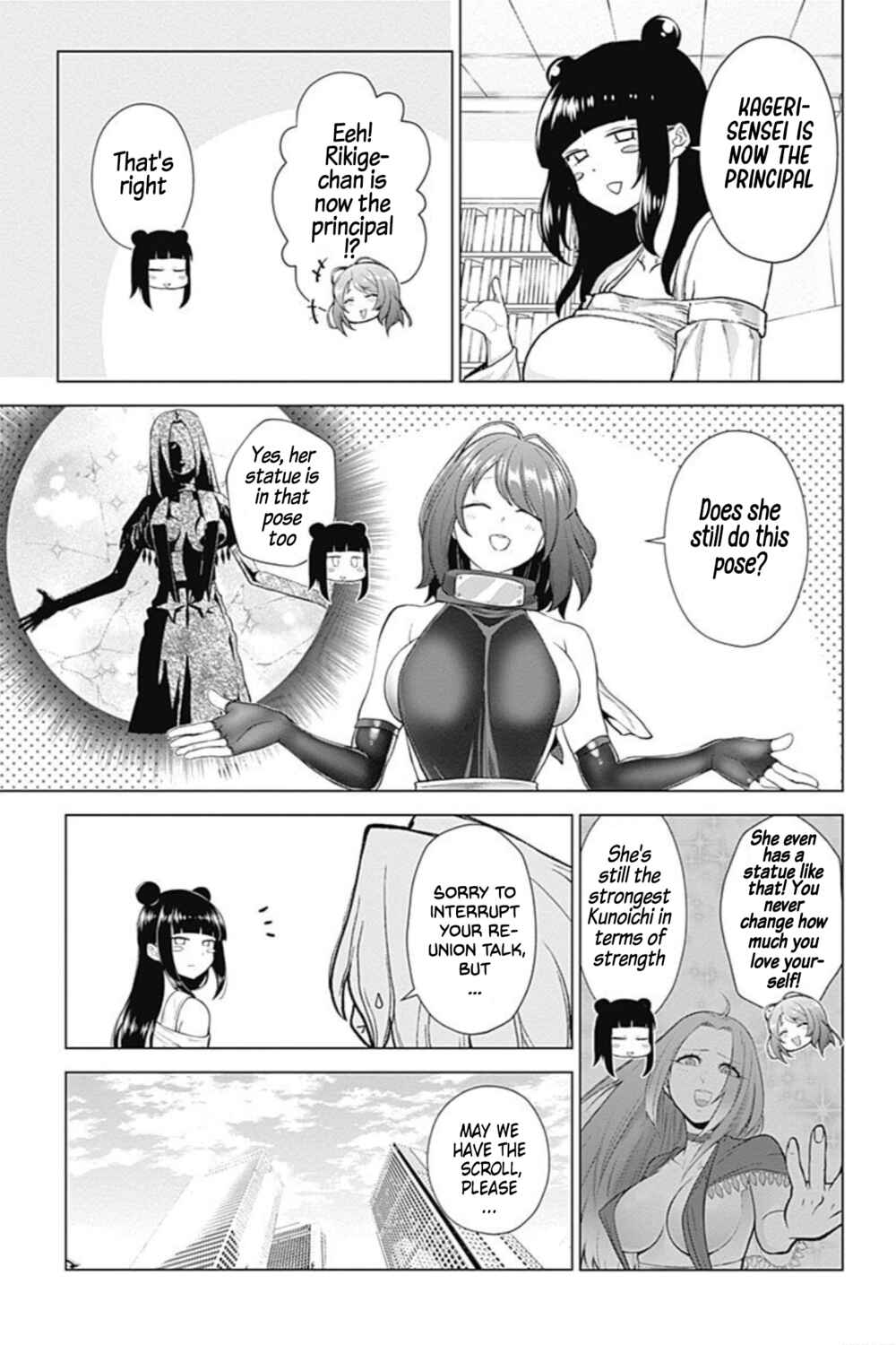 Page 9 Chapter 40 Kunoichi no Ichi! no Ni