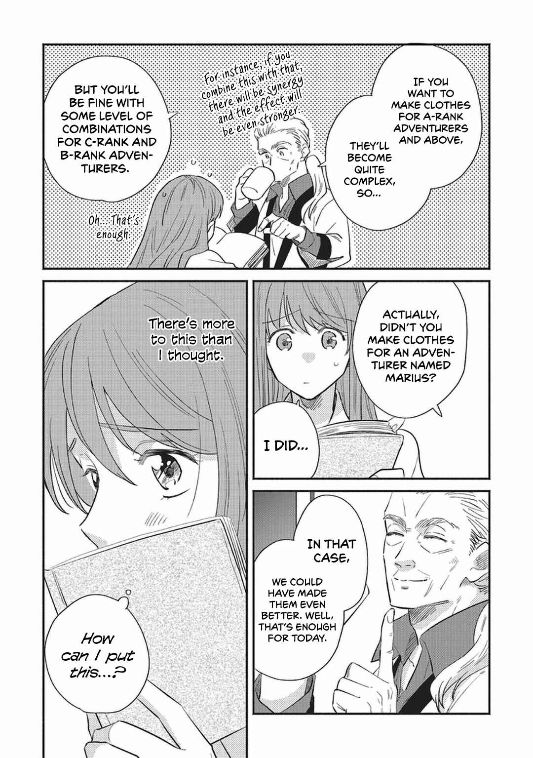 Page 12 Chapter 6 Boukensha no Fuku, Tsukurimasu! ~Isekai de Hajimeru Designer Seikatsu~