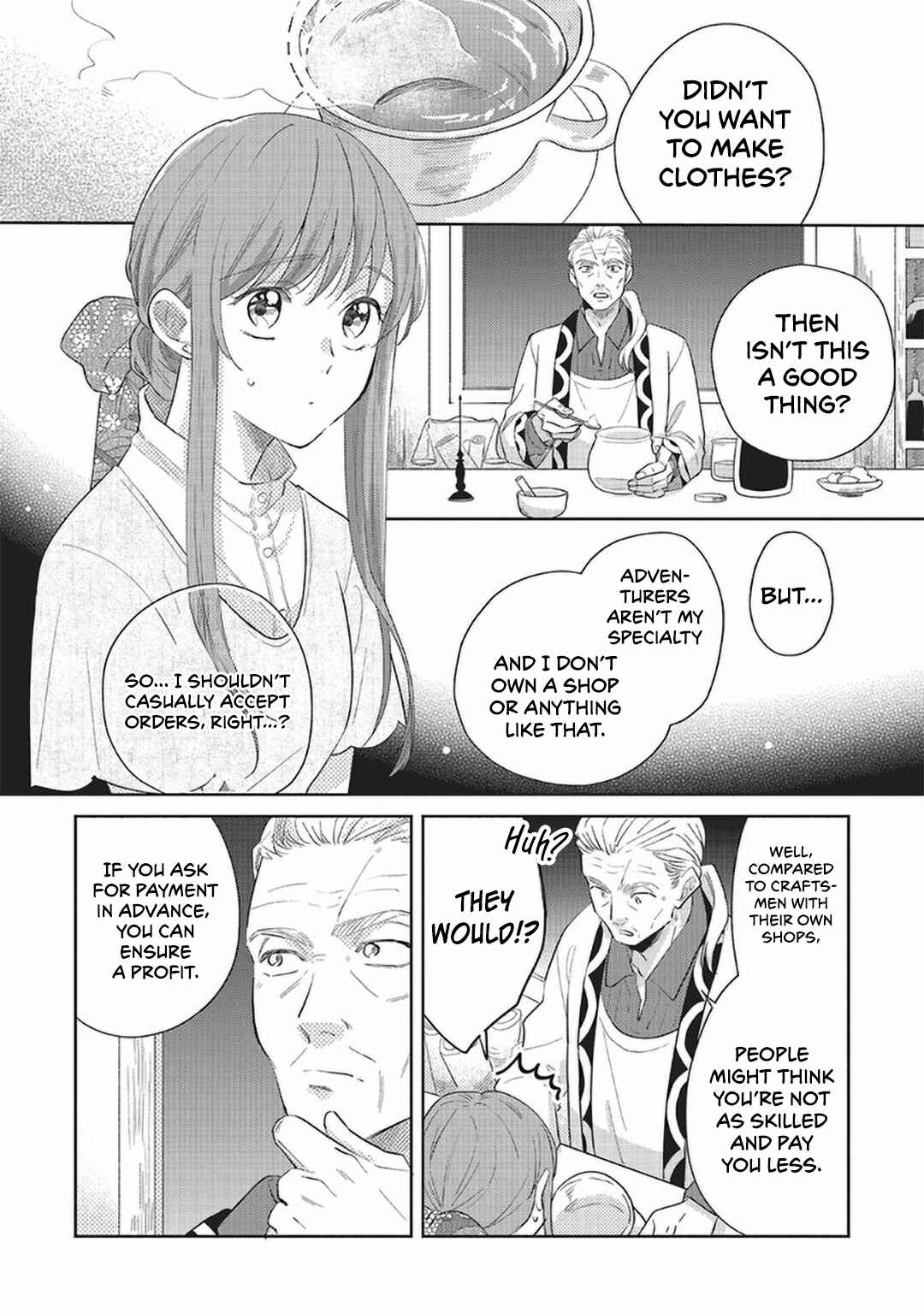Page 4 Chapter 7 Boukensha no Fuku, Tsukurimasu! ~Isekai de Hajimeru Designer Seikatsu~