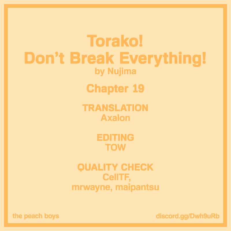 Page 14 Chapter 19 Torako, Anmari Kowashicha Dame da yo