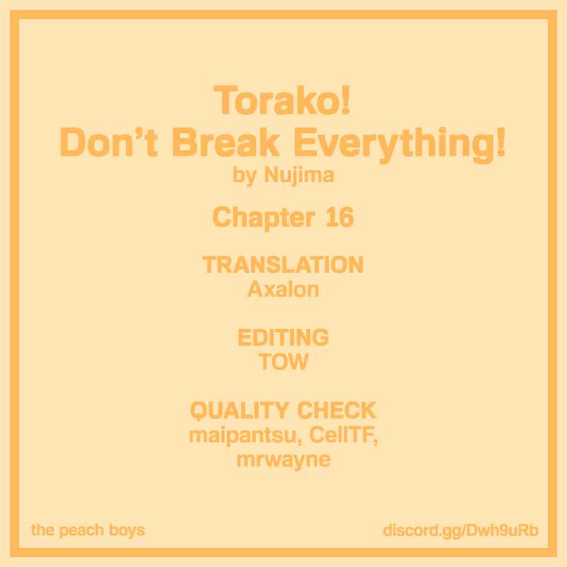Page 13 Chapter 16 Torako, Anmari Kowashicha Dame da yo