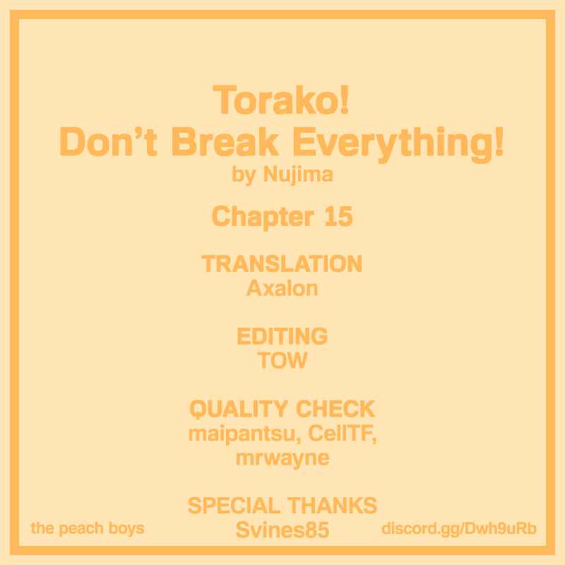 Page 13 Chapter 15 Torako, Anmari Kowashicha Dame da yo