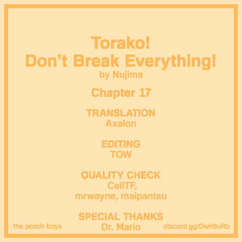 Page 13 Chapter 17 Torako, Anmari Kowashicha Dame da yo