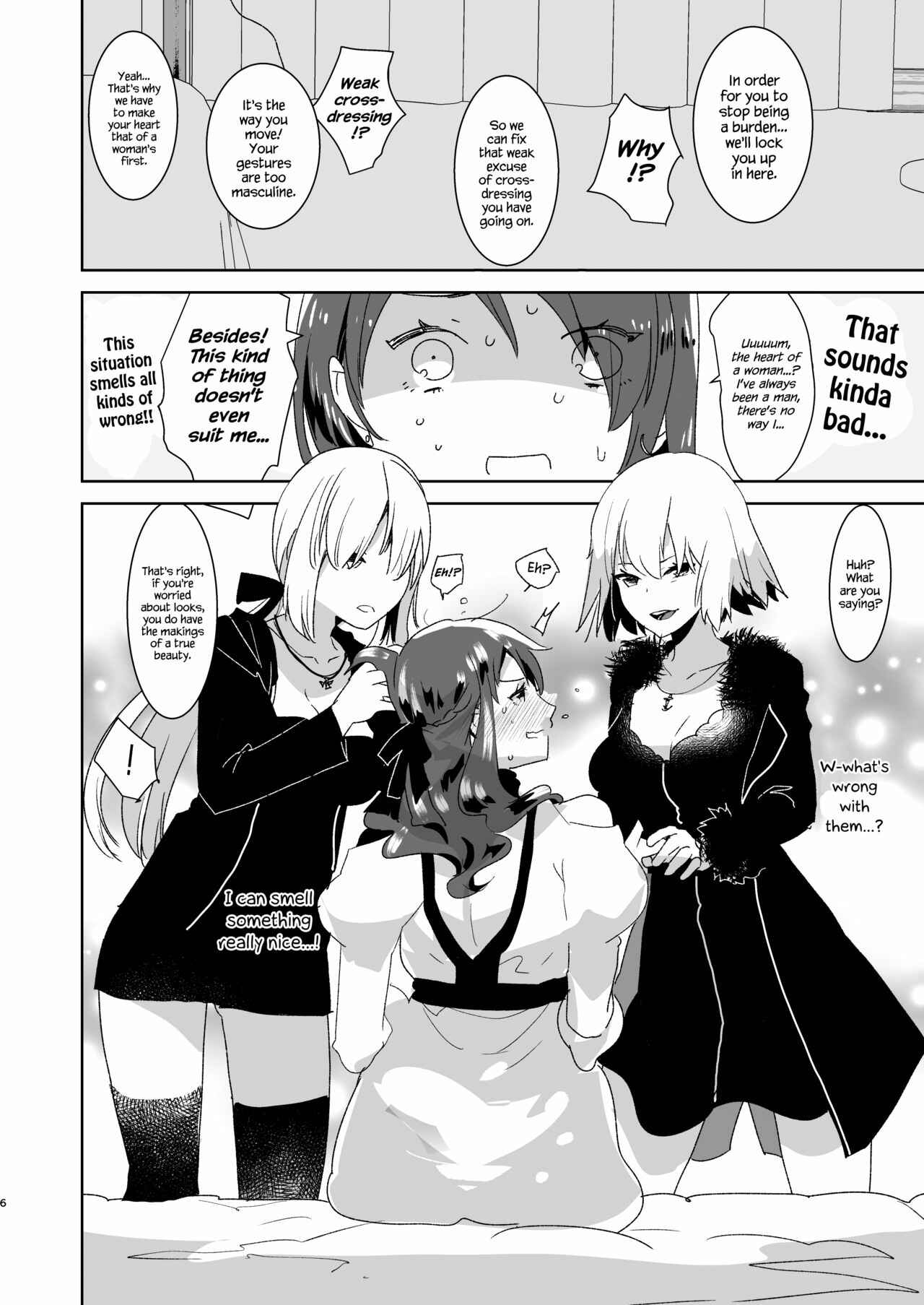Page 6 Chapter Unknown_4c86 Fate/Grand Order - Crossdressing and Getting Fucked by Futanari Alters to Learn the Pleasure of Being a Woman (Doujinshi)