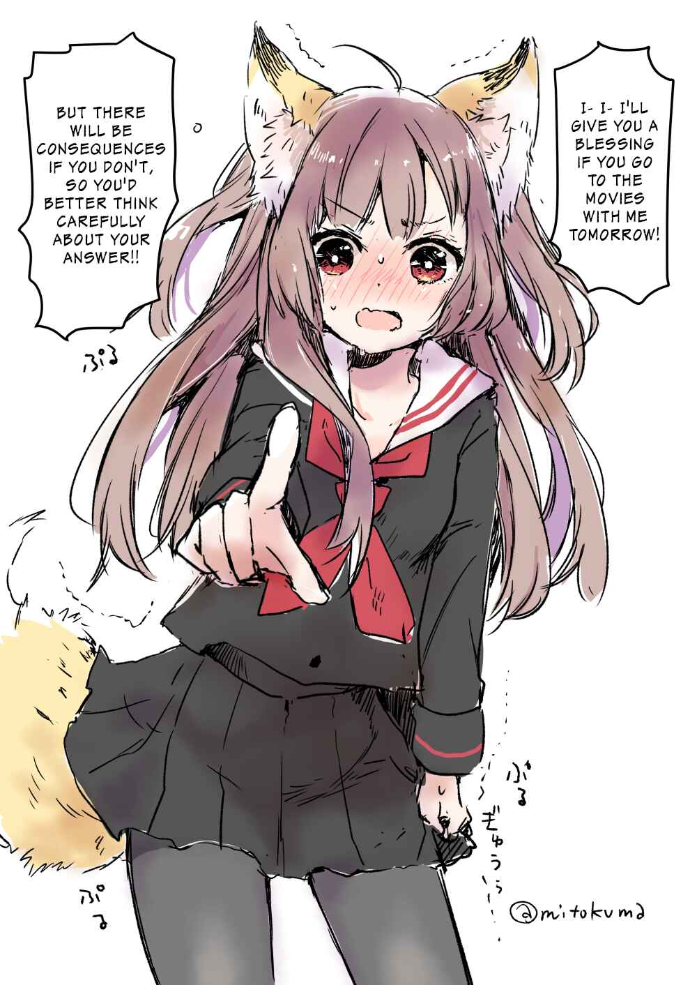 Page 1 Chapter Unknown_4fff Tsundere-Kitsune-chan in Love with Her Childhood Friend