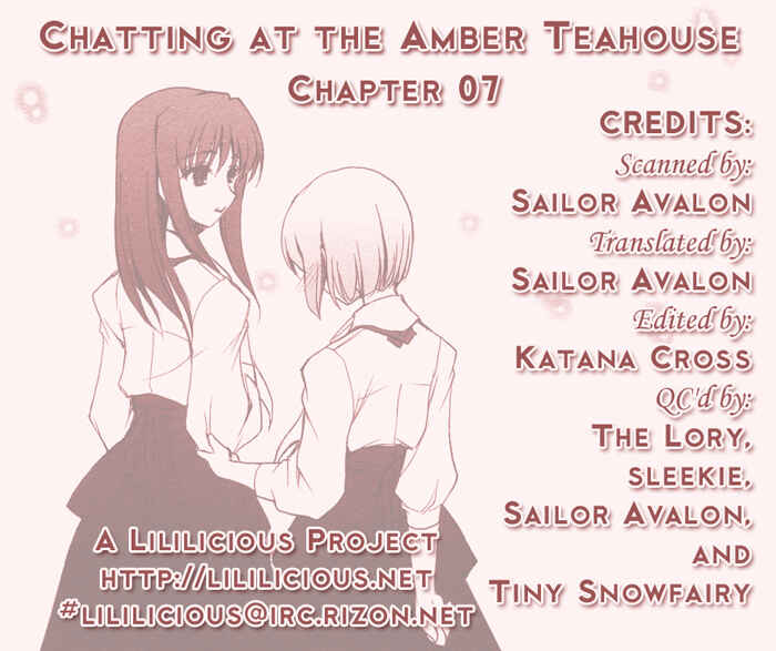 Page 11 Chapter 5 Chatting at the Amber Teahouse