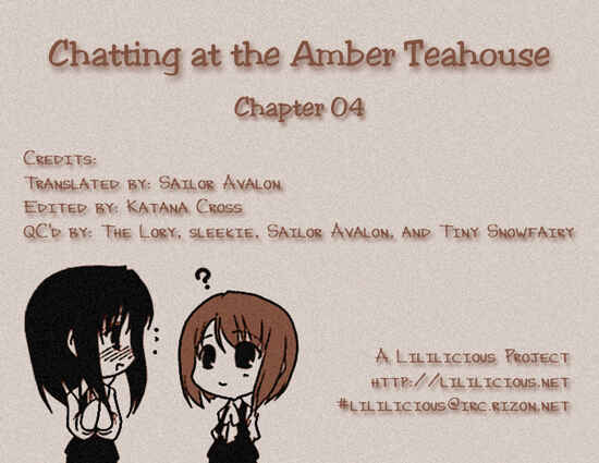 Page 8 Chapter 2 Chatting at the Amber Teahouse