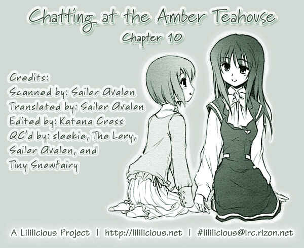 Page 16 Chapter 7 Chatting at the Amber Teahouse