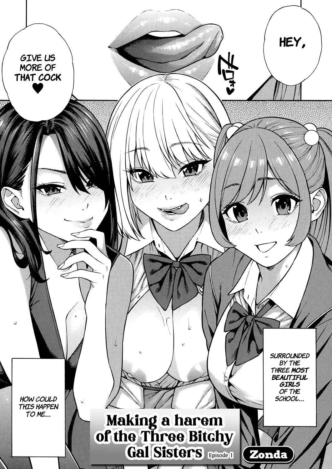 Page 2 Chapter 1 Bitch Gal Sanshimai Harem Sakusei