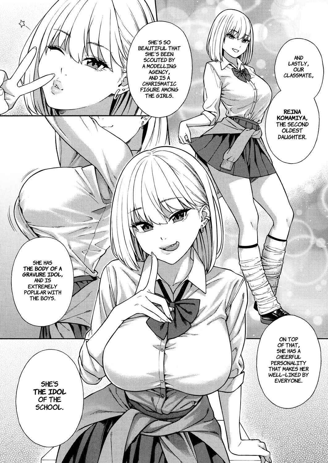 Page 8 Chapter 1 Bitch Gal Sanshimai Harem Sakusei