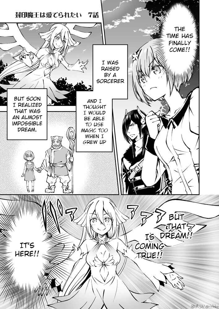 Page 1 Chapter 7 Fuin Maou wa Mederaretai