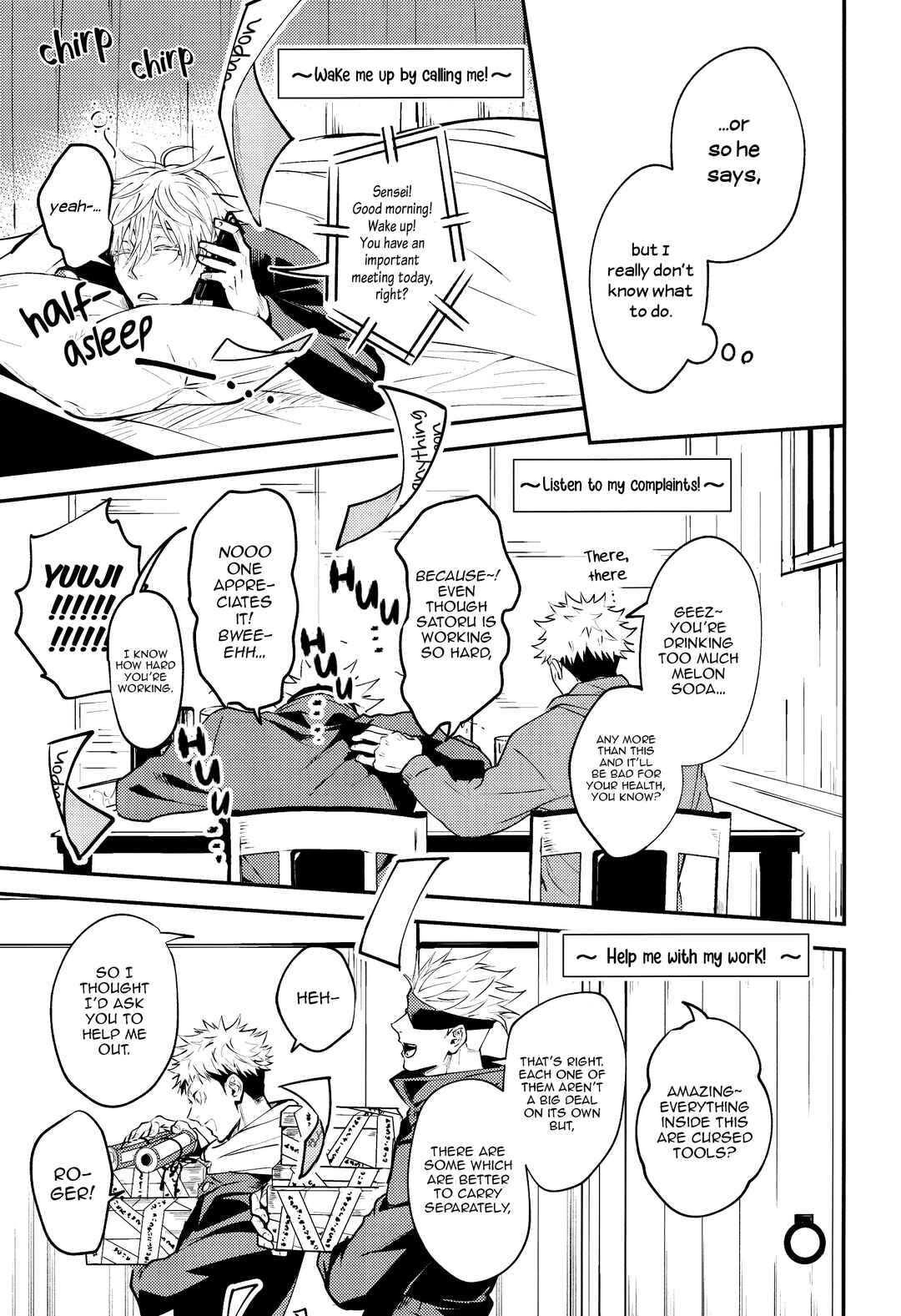 Page 13 Chapter Unknown_e11a Jujutsu Kaisen - Nandemo tte Honto? (Doujinshi)