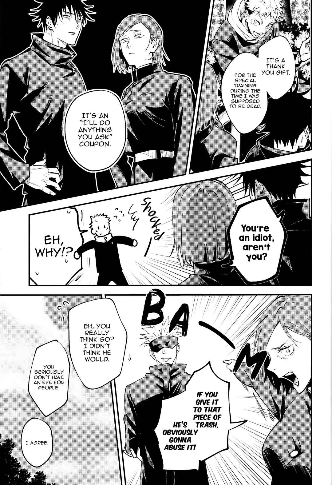 Page 9 Chapter Unknown_e11a Jujutsu Kaisen - Nandemo tte Honto? (Doujinshi)