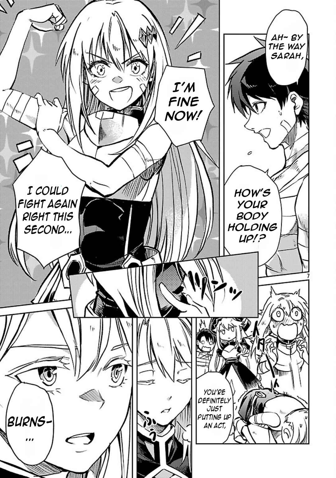 Page 9 Chapter 32 Kurasu ≪Mushoku≫ no Eiyuu-tan ~Koushaku-ka wo Tsuihou Sareta ga, Jitsu wa Nagutta Dake de Sukiru wo Kakutoku Dekiru to Wakari, Tairiku Ichi no Eiyuu ni Noboritsumeru~