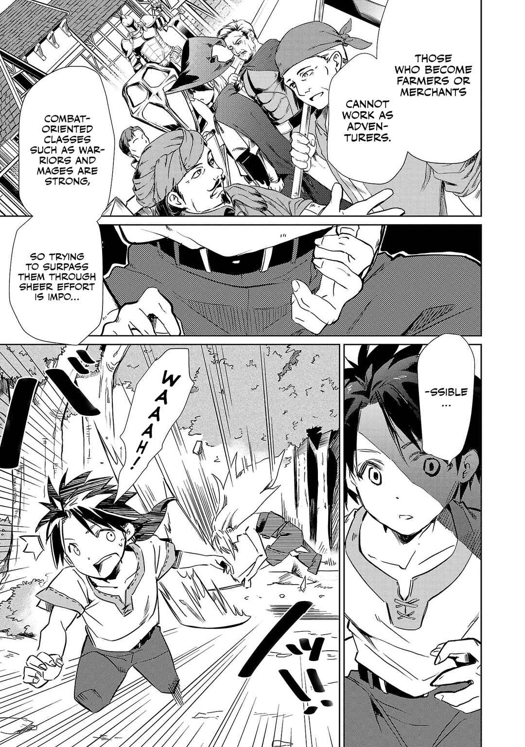 Page 13 Chapter 1 Kurasu ≪Mushoku≫ no Eiyuu-tan ~Koushaku-ka wo Tsuihou Sareta ga, Jitsu wa Nagutta Dake de Sukiru wo Kakutoku Dekiru to Wakari, Tairiku Ichi no Eiyuu ni Noboritsumeru~