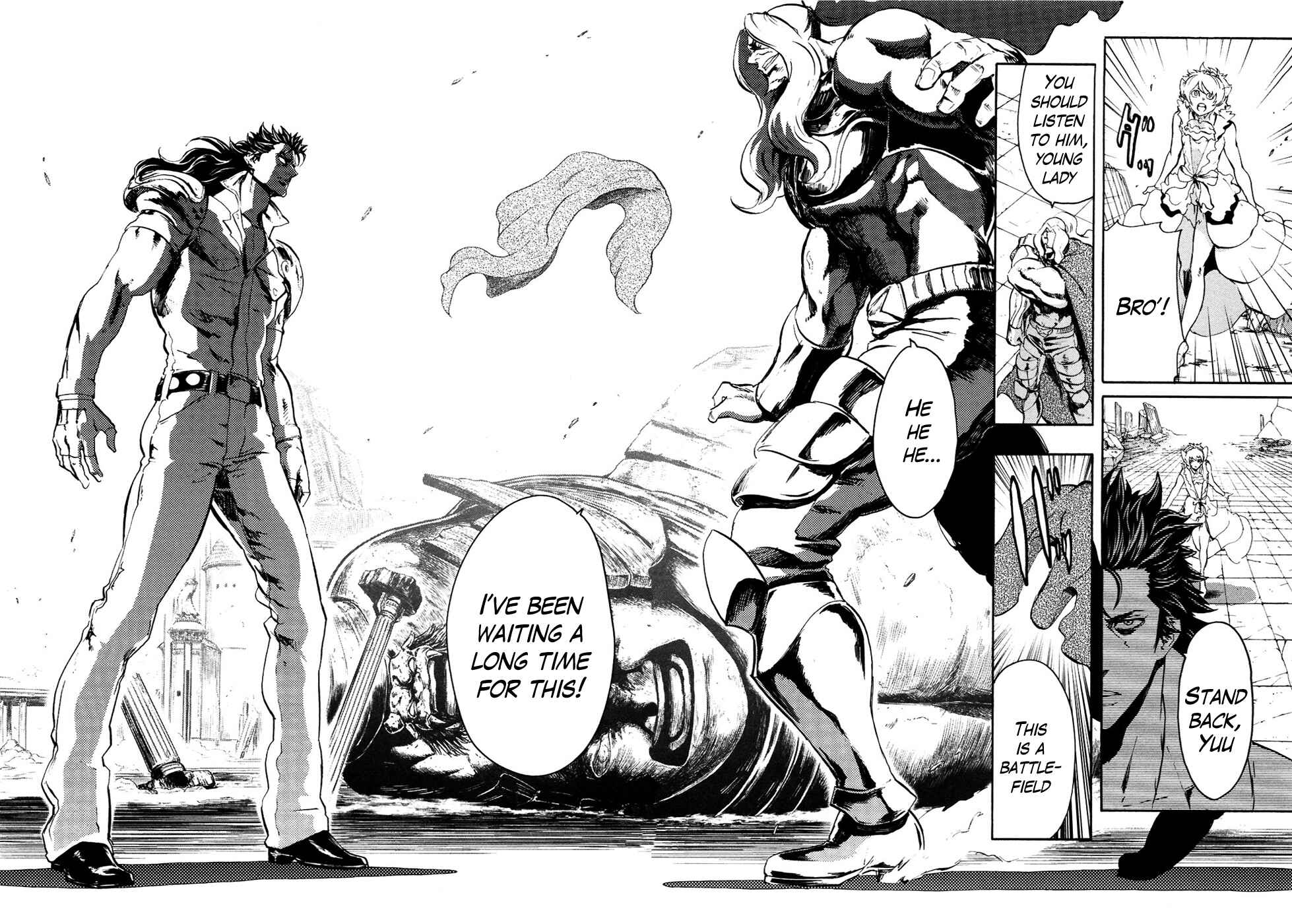 Page 3 Chapter 49 Black and Blue Hungry Wolf - Fist of the North Star: Rei Gaiden