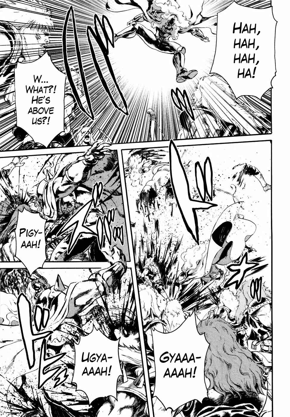 Page 8 Chapter 33 Black and Blue Hungry Wolf - Fist of the North Star: Rei Gaiden