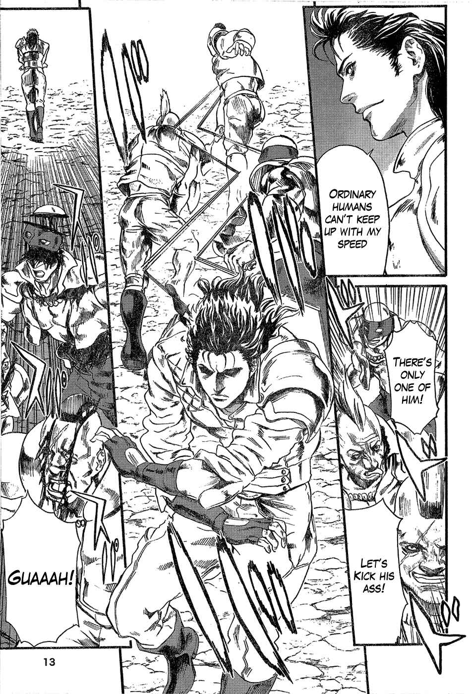 Page 7 Chapter 0.2 Black and Blue Hungry Wolf - Fist of the North Star: Rei Gaiden