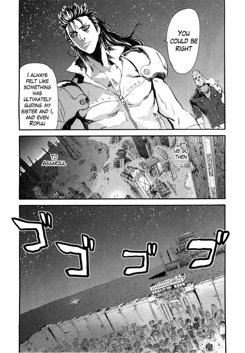 Page 9 Chapter 42 Black and Blue Hungry Wolf - Fist of the North Star: Rei Gaiden
