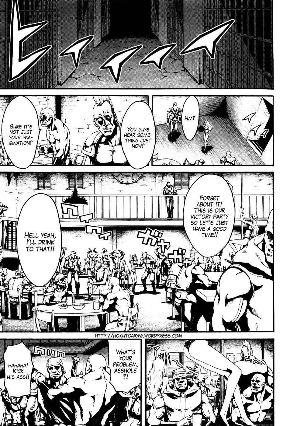 Page 4 Chapter 16 Black and Blue Hungry Wolf - Fist of the North Star: Rei Gaiden