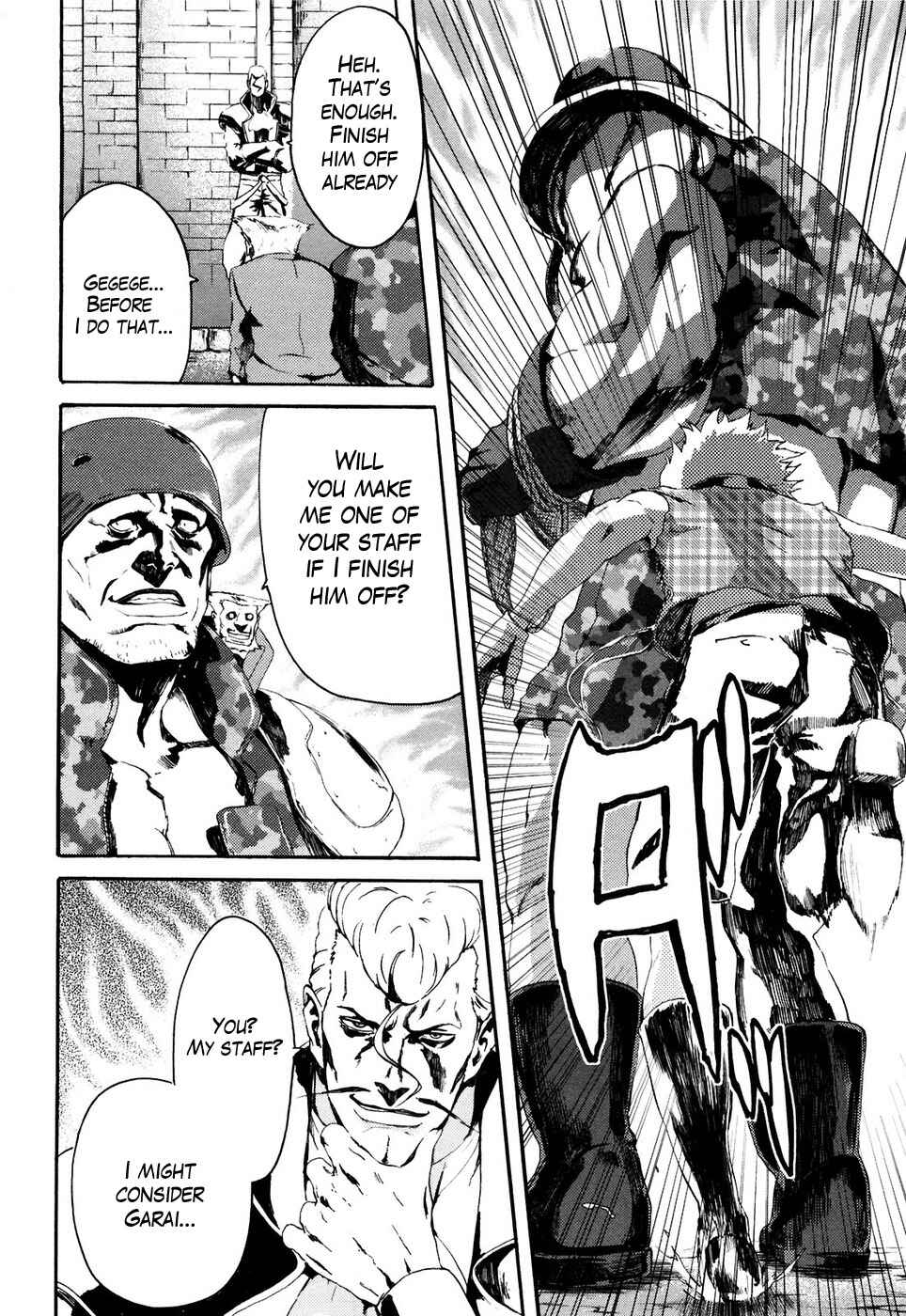 Page 10 Chapter 23 Black and Blue Hungry Wolf - Fist of the North Star: Rei Gaiden