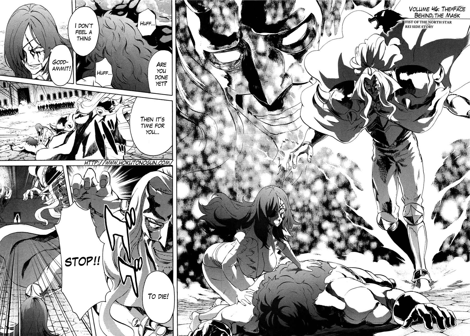 Page 8 Chapter 46 Black and Blue Hungry Wolf - Fist of the North Star: Rei Gaiden