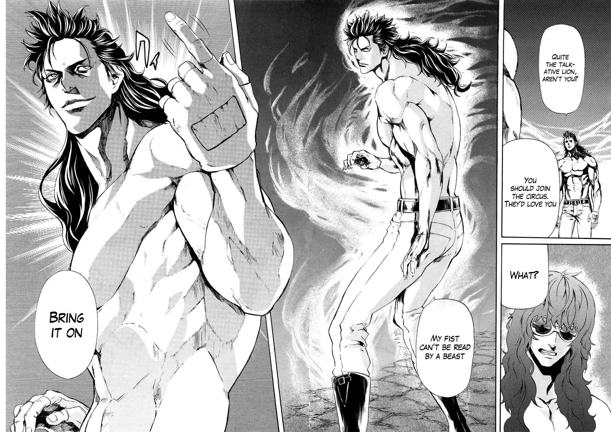 Page 8 Chapter 27 Black and Blue Hungry Wolf - Fist of the North Star: Rei Gaiden