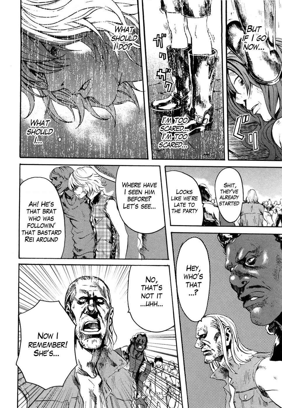 Page 14 Chapter 21 Black and Blue Hungry Wolf - Fist of the North Star: Rei Gaiden