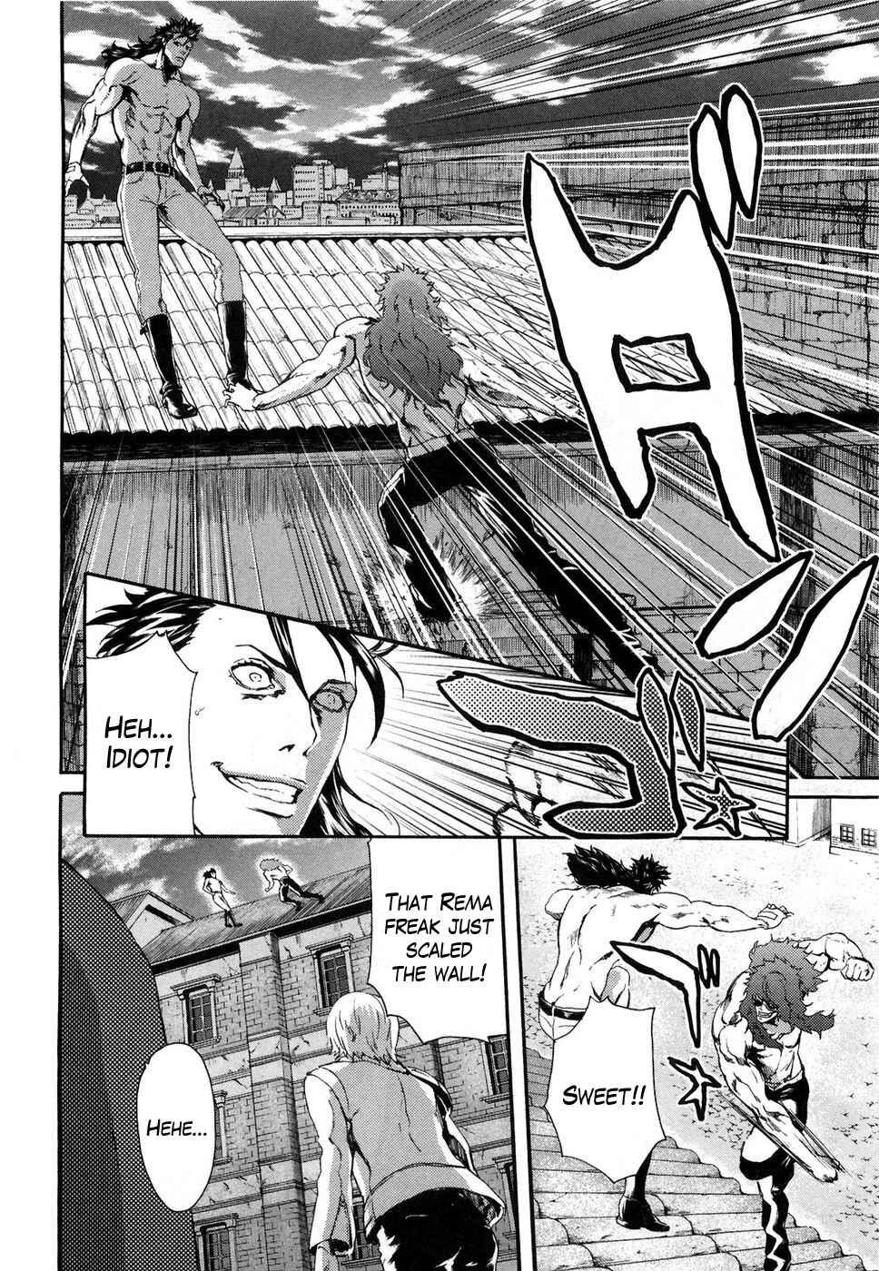 Page 10 Chapter 28 Black and Blue Hungry Wolf - Fist of the North Star: Rei Gaiden
