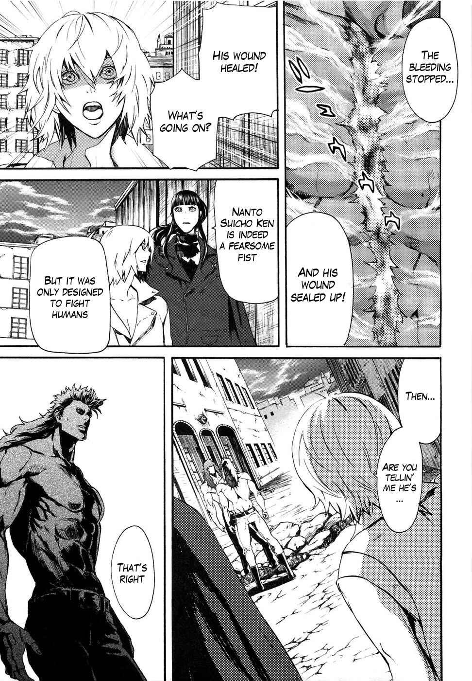 Page 22 Chapter 28 Black and Blue Hungry Wolf - Fist of the North Star: Rei Gaiden