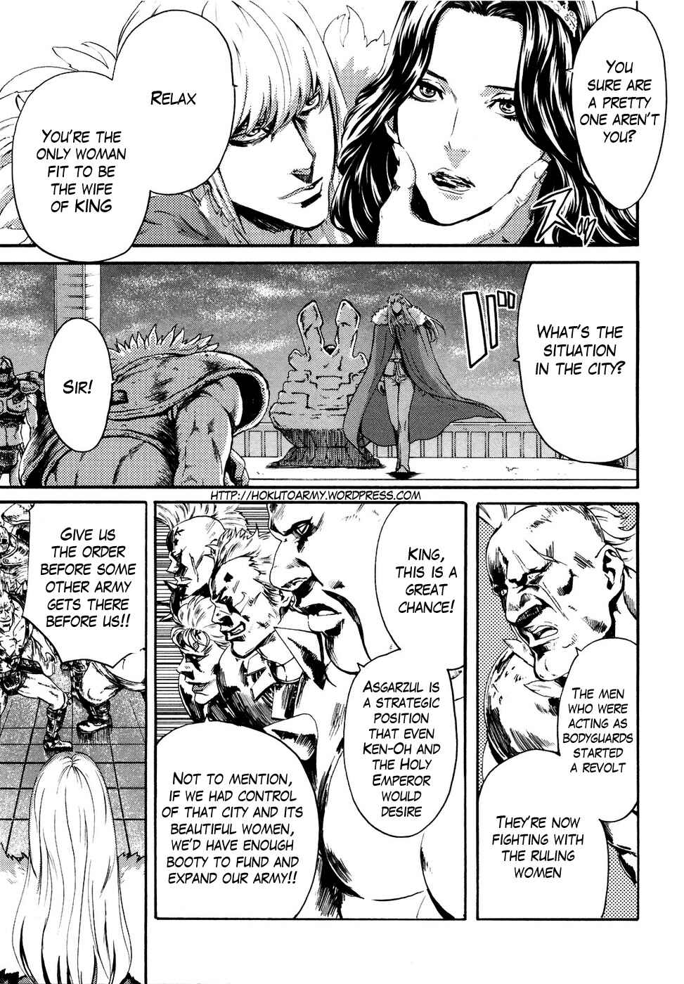 Page 9 Chapter 18 Black and Blue Hungry Wolf - Fist of the North Star: Rei Gaiden