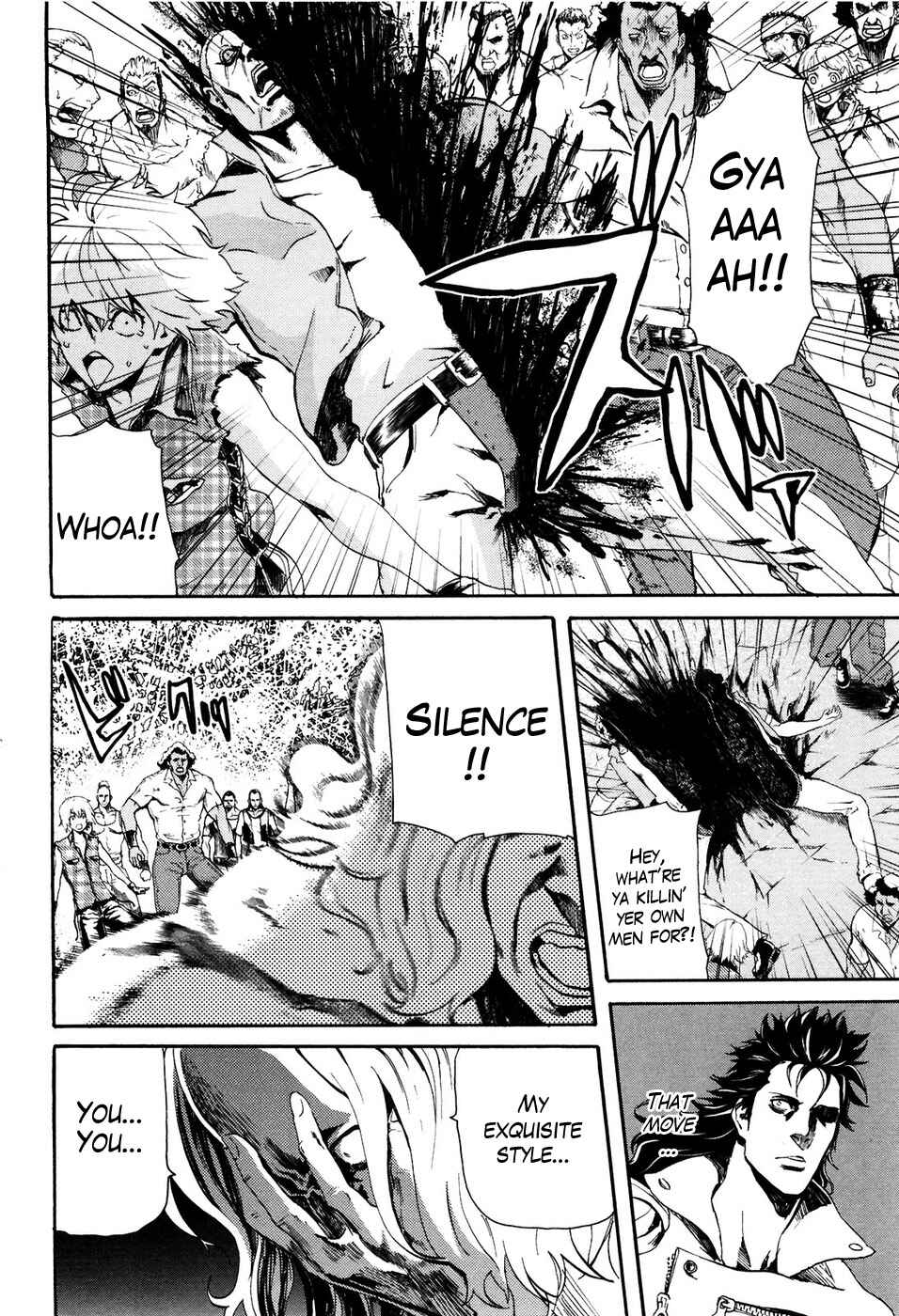 Page 12 Chapter 24 Black and Blue Hungry Wolf - Fist of the North Star: Rei Gaiden