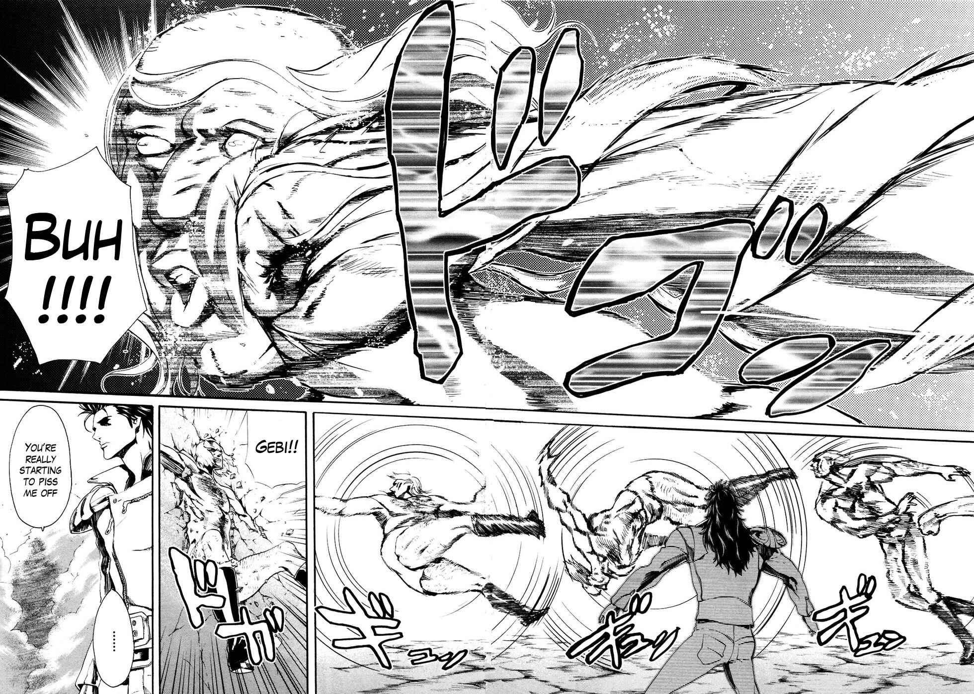 Page 15 Chapter 24 Black and Blue Hungry Wolf - Fist of the North Star: Rei Gaiden