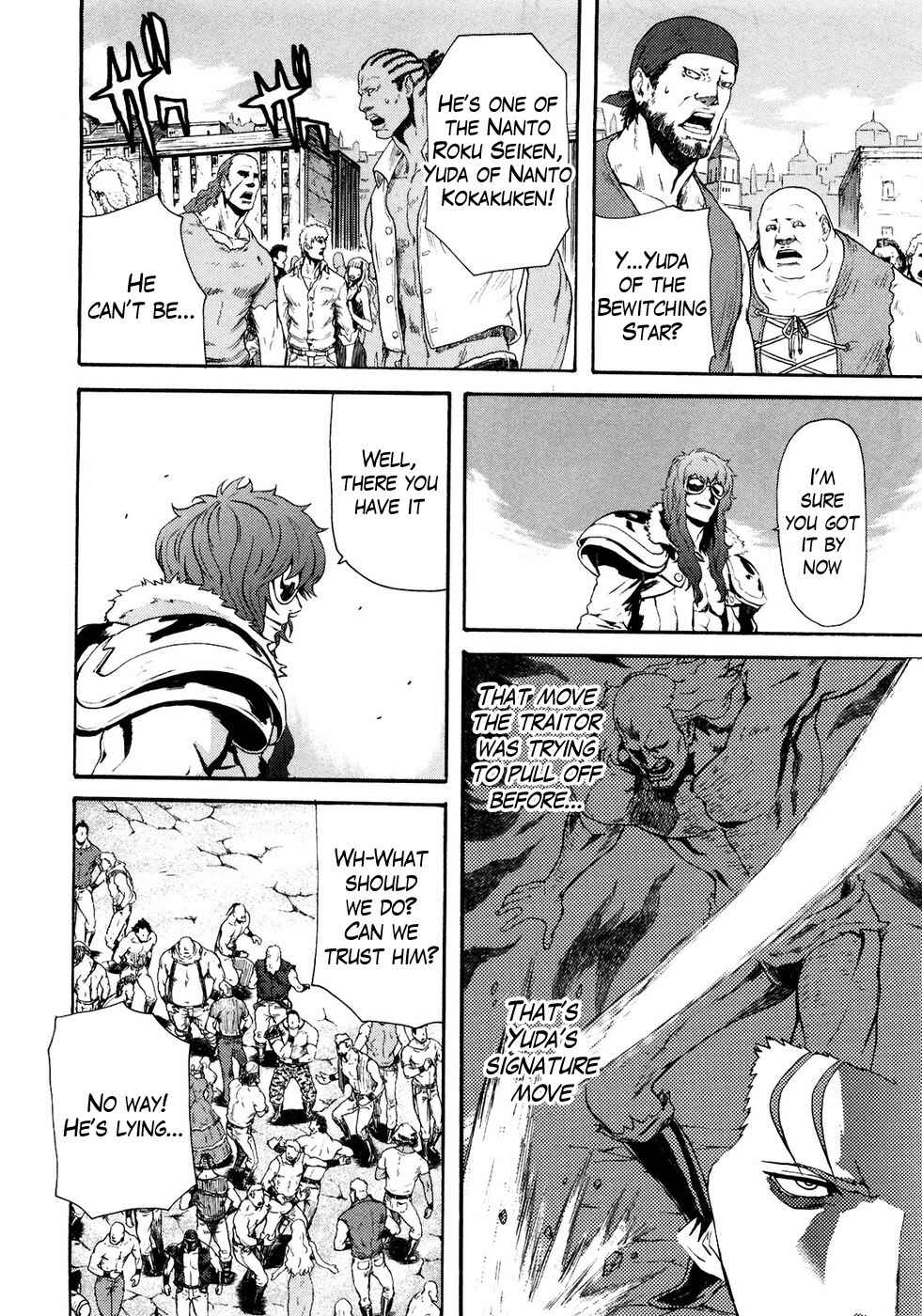 Page 11 Chapter 25 Black and Blue Hungry Wolf - Fist of the North Star: Rei Gaiden