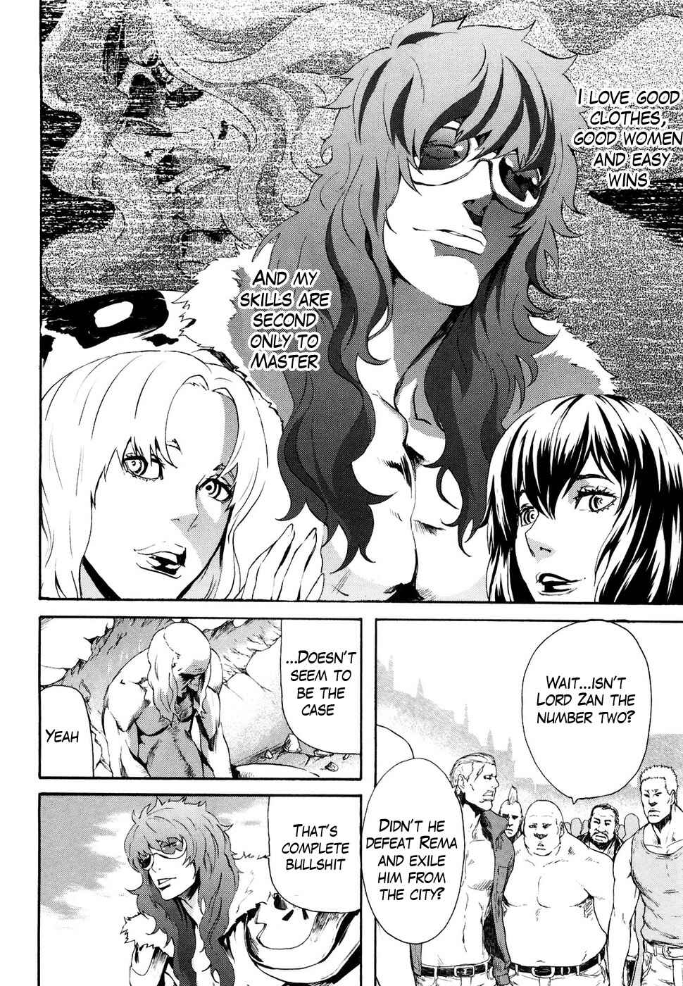 Page 4 Chapter 25 Black and Blue Hungry Wolf - Fist of the North Star: Rei Gaiden