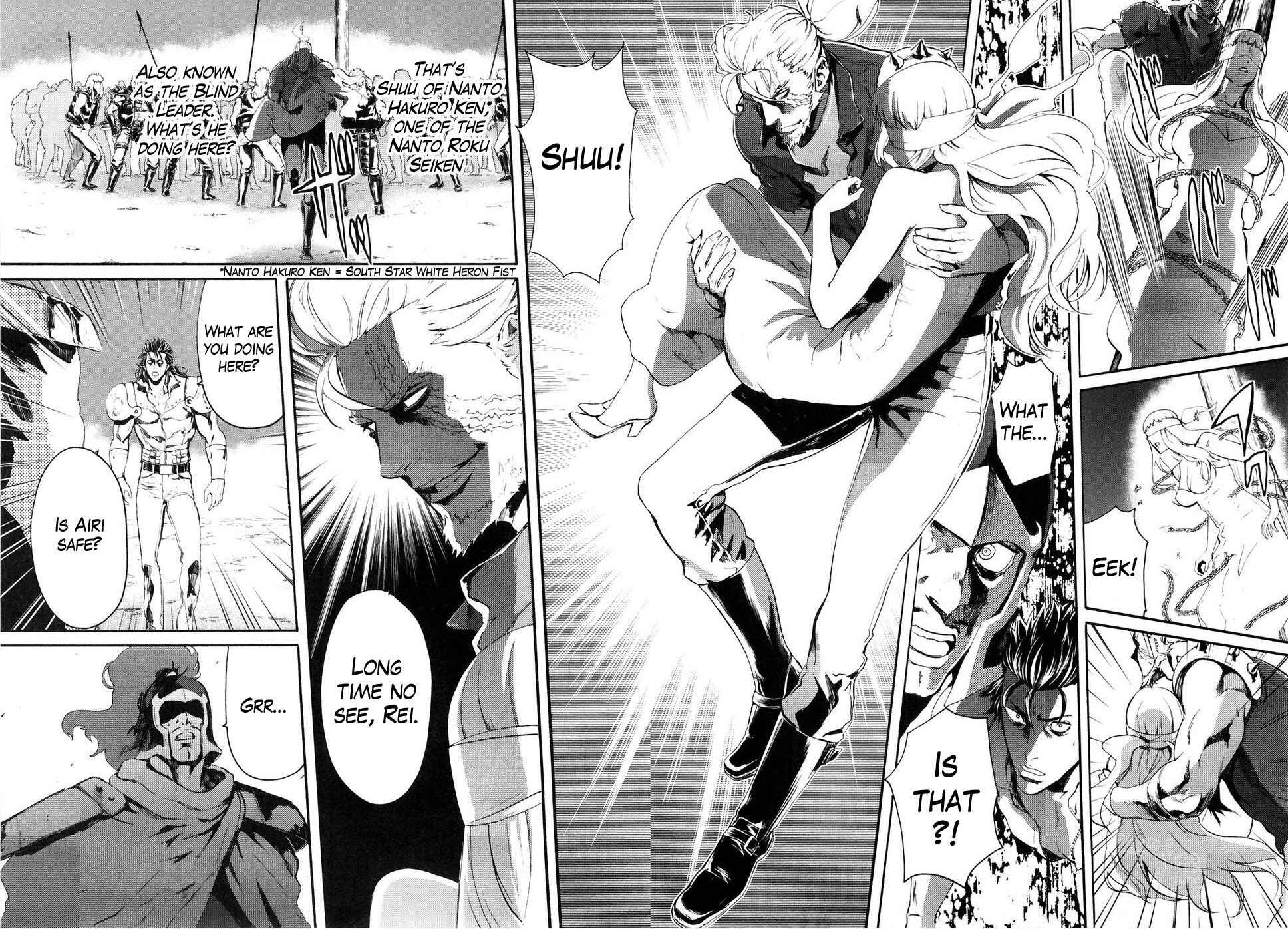 Page 8 Chapter 41 Black and Blue Hungry Wolf - Fist of the North Star: Rei Gaiden