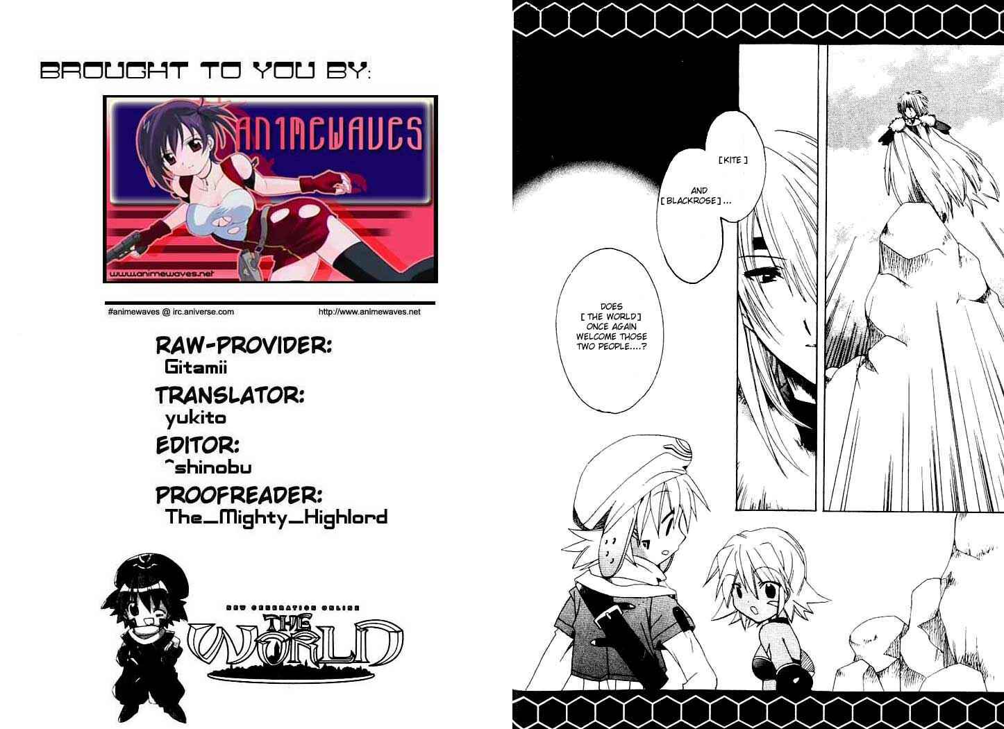 Page 1 Chapter 3 .hack//Legend of the Twilight