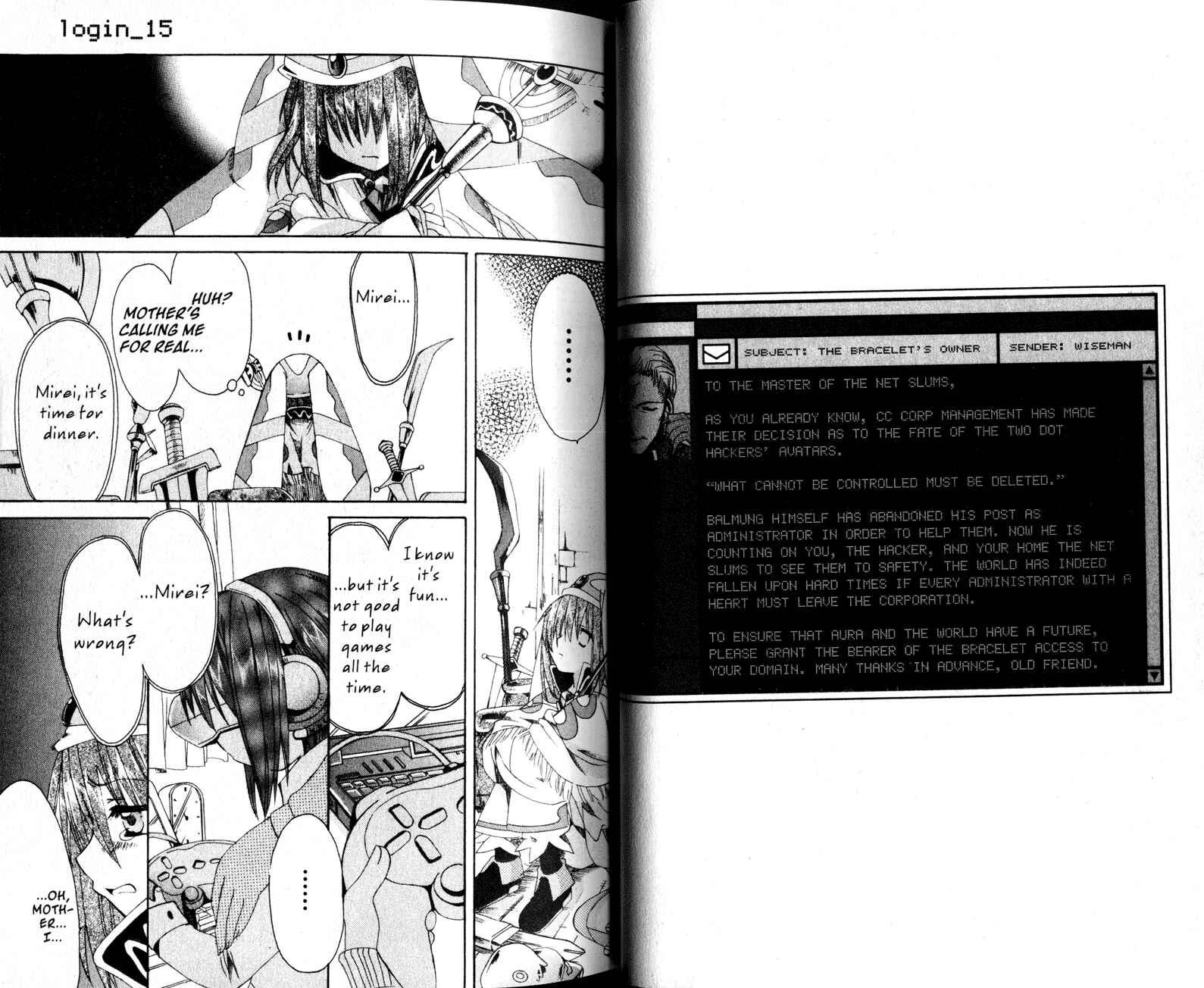 Page 1 Chapter 15 .hack//Legend of the Twilight