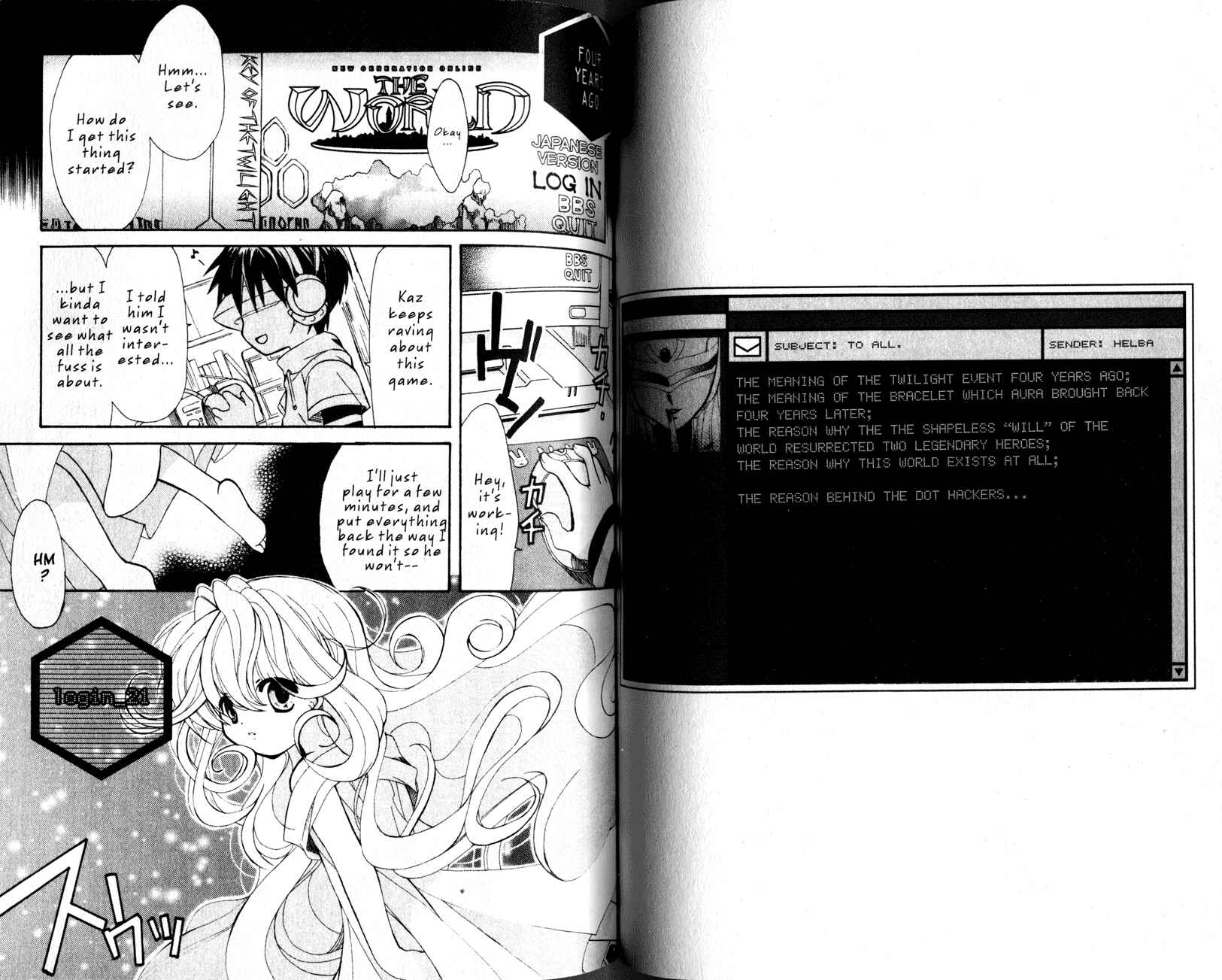 Page 1 Chapter 21 .hack//Legend of the Twilight