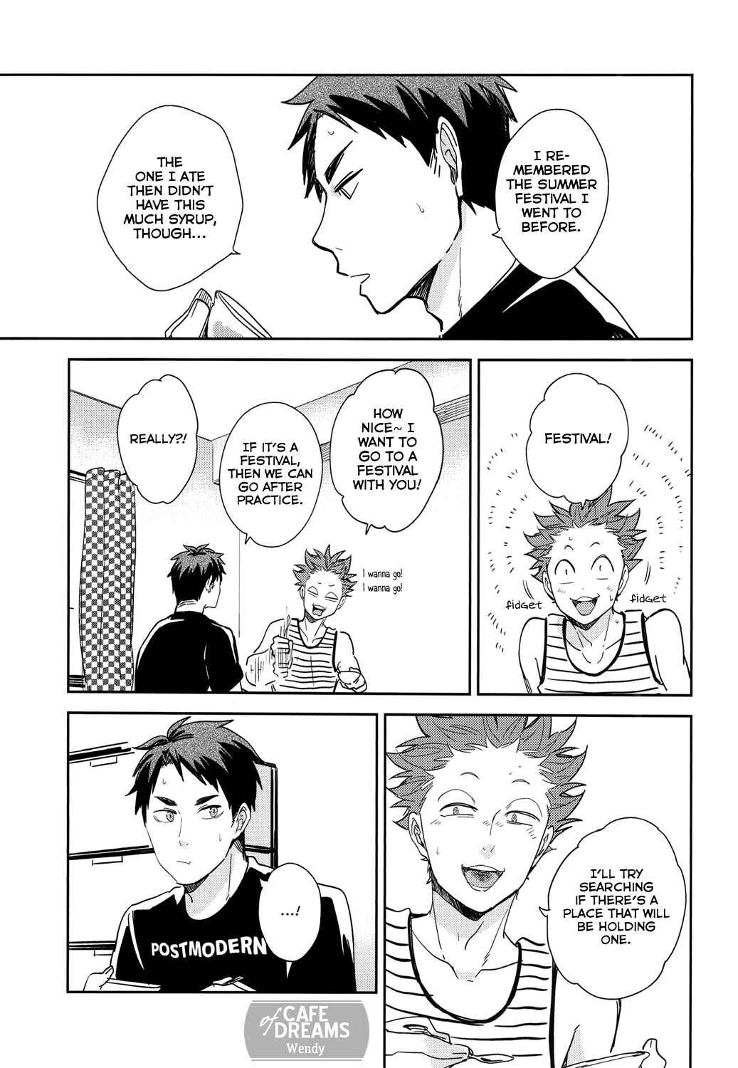 Page 15 Chapter Unknown_3566 Haikyuu!! - Natsu no Aji ga Shita Kamoshirenai (Doujinshi)