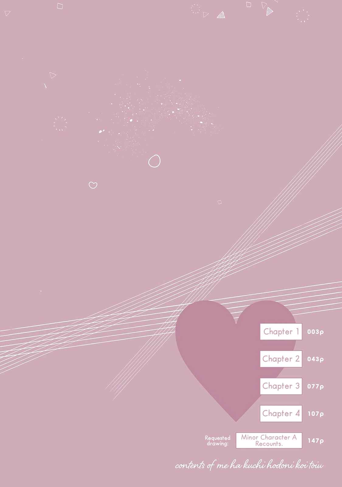 Page 7 Chapter 1 Me wa Kuchi Hodo ni Koi to Iu